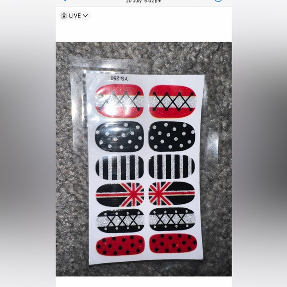 $1 NAIL STICKER WRAPS. NEW. $1 WITH ANY $10 ORDER OR MORE. One sheet - Picture 7 of 14